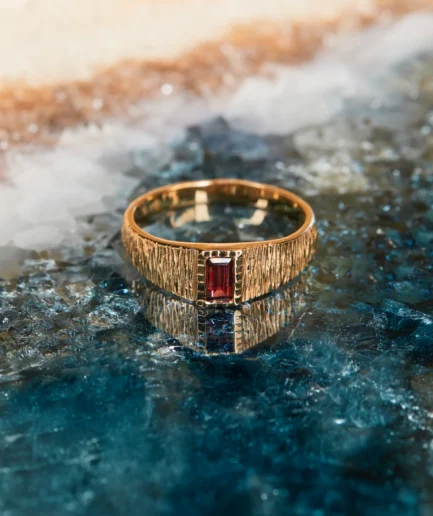 Bague grenat