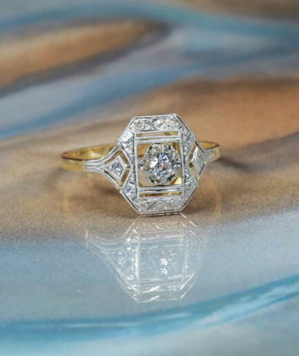 Dormeuses en or et diamants